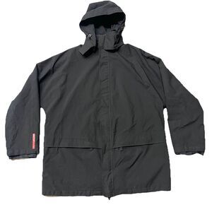 Prada Sport AW99 SGV7A  Goretex Technical Padded Parka Jacket Size 54 Black